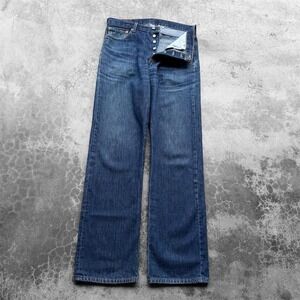 Vintage early 2000's Levi's 501 button fly faded denim jeans  34x36